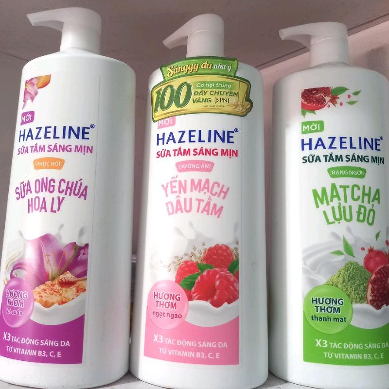   Tiết kiệm  Sữa tắm dưỡng da Hazeline chai 1kg dưỡng ẩm thơm lâu. 