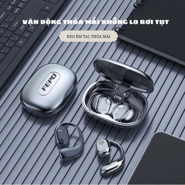 Product Introduction of Tai nghe thể thao FEPO-68 phiên bản BLUETOOTH 5.3, thiết kế thể thao không gây đau tai, chống mưa nhỏ, mồ hôi tích hợp pin trâu giúp bạn thỏa mái vận dộng cả ngày dài 4