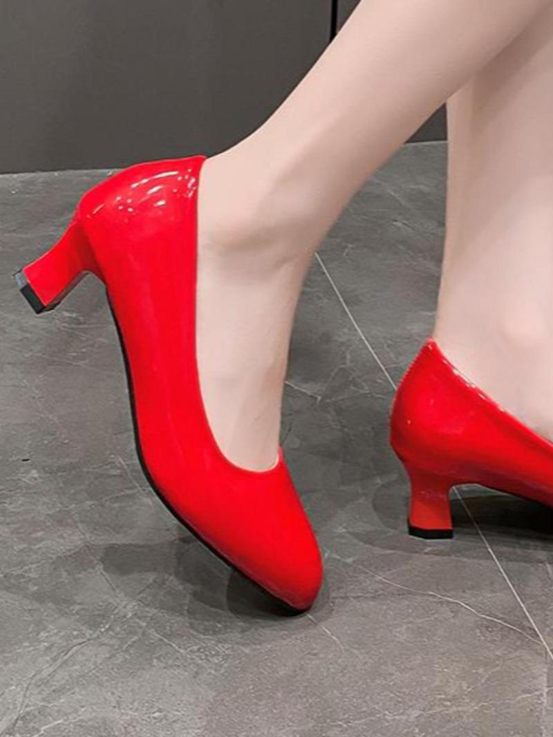 Product Introduction of Women's Fashionable Solid Color Pointed Toe High Heel Shoes, Elegant Slip on Shoes for Daily Wear, Lightweight Breathable Comfortable Shoes for Women & Girls, Classy 8
