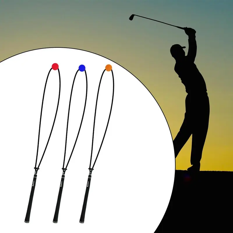 Dụng Cụ Hỗ Trợ Tập Xoay Golf, Có Thể Điều Chỉnh, Để Chỉnh Tư Thế Xoay Dây Đàn Hồi 4