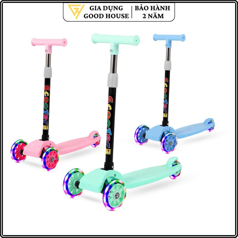 Product Introduction of Xe trượt Scooter phát sáng cho bé từ 3 - 8 tuổi tải trọng 40kg có 3 bánh X04 (có loại bánh không phát sáng) Đồ Chơi 1