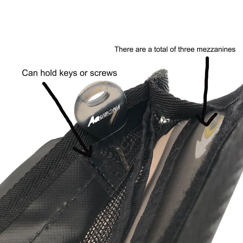Product Introduction of Surfboard Surf Fin Bag Small Large Size Suitable For Tri Fin & Keel Fin 4
