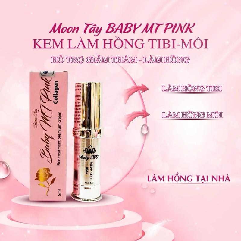KEM LÀM HỒNG TIBI MOON TÂY PINK - Dung Tích 5ml và 10ml - Hỗ Trợ Dưỡng Hồng Cho Da