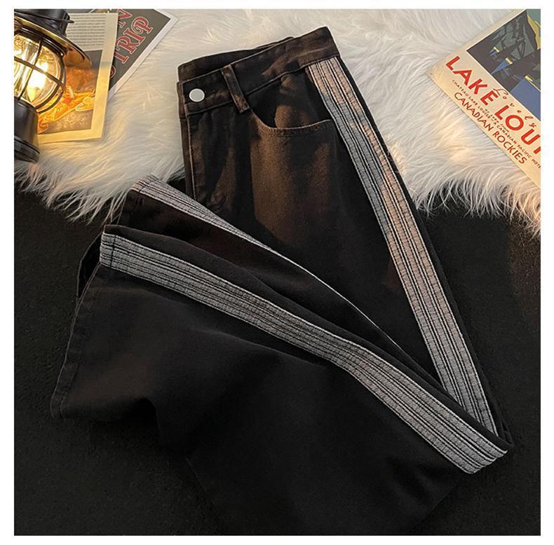 Product Introduction of Quần Dài Denim, Huimo, Phong Cách Mỹ, Đường May Bên Hông Làm Cũ, Khâu Sọc, Kiểu Cleanfit, Dáng Rộng Mùa Thu, Quần Ống Rộng, Dành Cho Nam 13