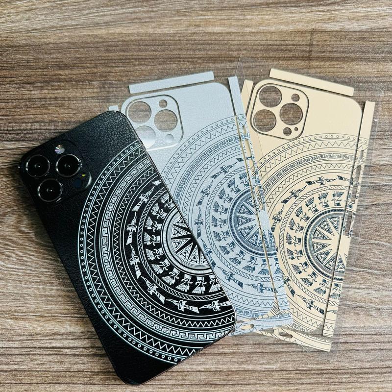 Skin  da mỏng - Miếng dán điện thoại cho samsung và iphone 5/5s đến 16promax Dán full lưng , có viền