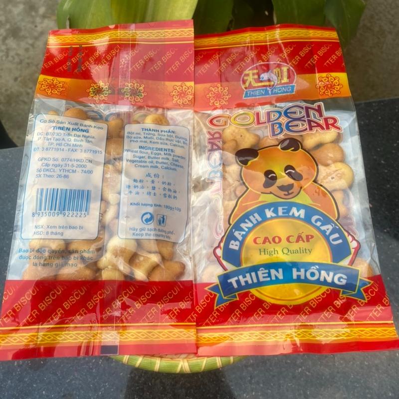 Bánh Kem Gấu Thiên Hồng Gói 80g