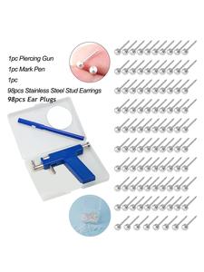 Professional Ear Piercing Tool Kit, Ear Piercing Tool with Accessories, Body Jewelry Making Tool for Women & Men