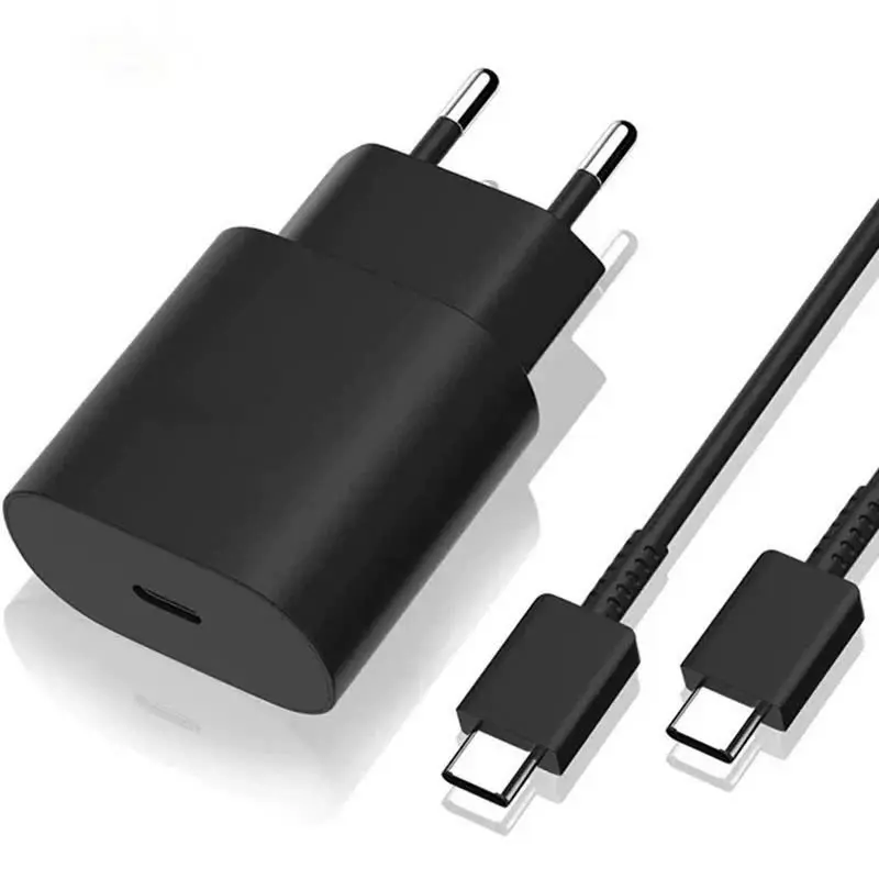 Bộ sạc nhanh 25w 2 đầu TypeC cho điện thoại SS, Android, phụ kiện sạc nhanh, full box sacnhanh 5