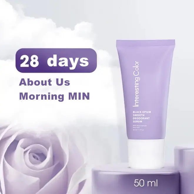 Lăn khử mùi Interesting Color Black Opium Smooth Deodorant Serum sáng da ngăn ngừa mồ hôi với Niacinamide và AHA