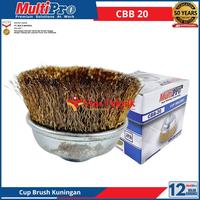 Gambar Sikat Kawat Mangkok Gerinda Cup Brush Kuningan CBB 20 MULTIPRO CBB20 dari Vins Teknik Bekasi Kota Bekasi 4 Tokopedia