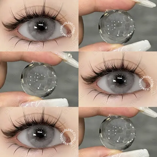 HELLOLENS ORIGINAL Softlens My Hydrocor Warna Grey Gray Brown Coklat Natural