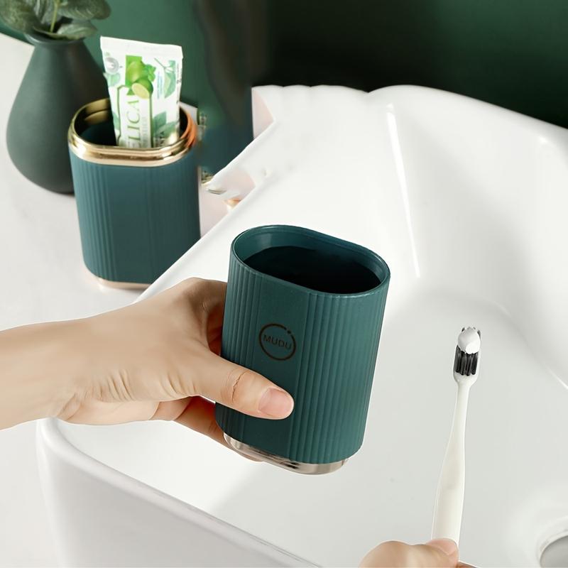Product Introduction of 2-Pack Portable Toothbrush Travel Containers - Leak-Proof Toothpaste and Dental Tools Storage Box Set with Mouthwash Cup, Alcohol-Free 5