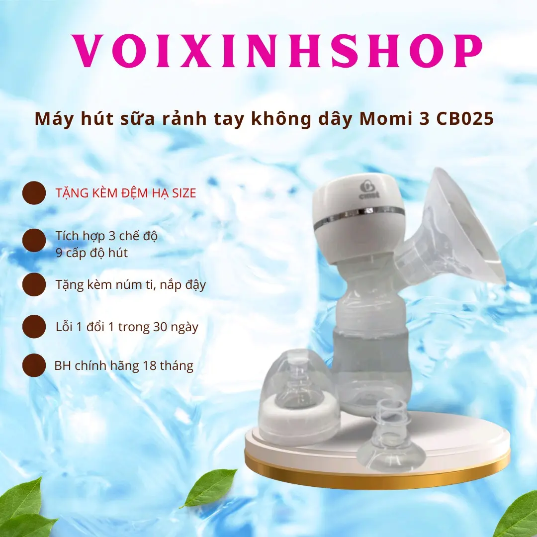 MÁY HÚT SỮA CHIBÉ MOMI 3 CB025
