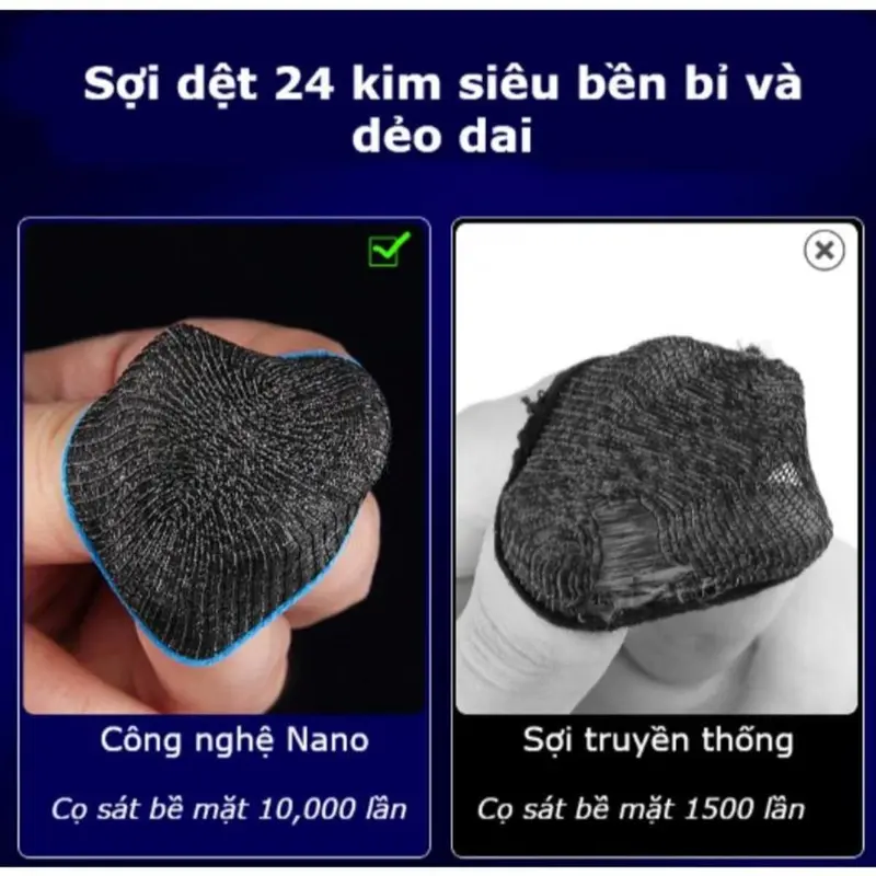 Bao tay chơi game sợi len, bao tay chơi game sợi bạc 24 kim cao cấp Chống Mồ Hôi, Siêu Nhạy, Co Giãn Cực Tốt Bảo Hành 12 Thángạc 24 kim cao cấp Chống Mồ Hôi, Siêu Nhạy, Co Giãn Cực Tốt Bảo Hành 12 Tháng 1