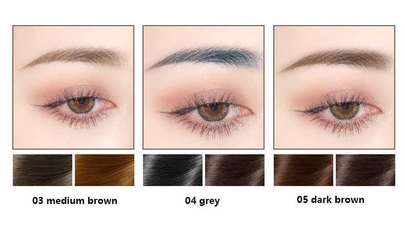 Product Introduction of Eyebrow Pencil Double Triangle Ultra-fine Head Extremely Fine Waterproof Sweat Lasting Non-depigmentation Non-smudge Natural Makeup Cosmetic 5