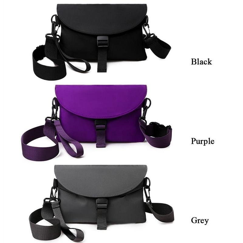 Product Introduction of Men Nylon Chest Pack Cellphone Pouch Outdoor Sports Cross-body Bag Casual Running Cycling Sling Bag 3
