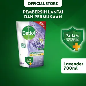 Dettol Pembersih Lantai Lavender Refill 700ml - Anti Bakteri
