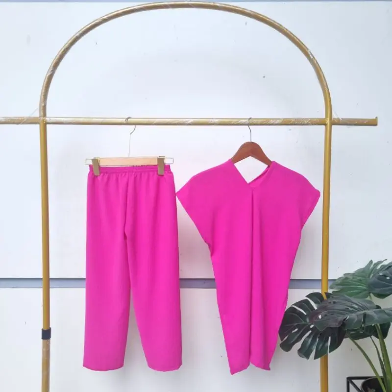 One Set Long Square Anak / Setelan Baju Crinkle Anak 1 - 11 Tahun Parsel Perempuan Bayi 7