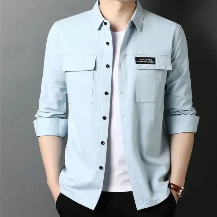 Kemeja Tangan Panjang/Kemeja Outdoor Lapangan/Kemeja Casual/Kemeja slimpit Santai Slimfit 2