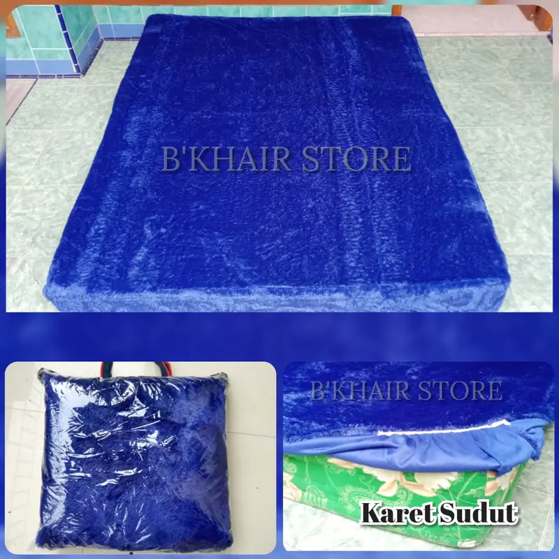 SPREI BULU RASFUR - COVER KASUR BULU - SPRAI SPRINGBED 6