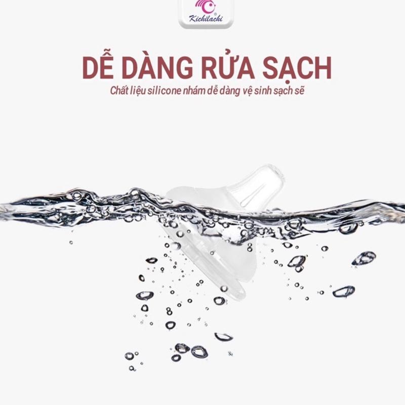 Núm  Real-Fit bình sữa Kichi cổ rộng(thay được bình pigone,moy...) 2