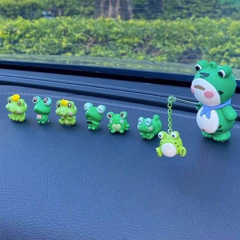 Product Introduction of Luminous Frog Fishing Big Frog Ornament Small Frog Decorative Cute Doll E3I6 18