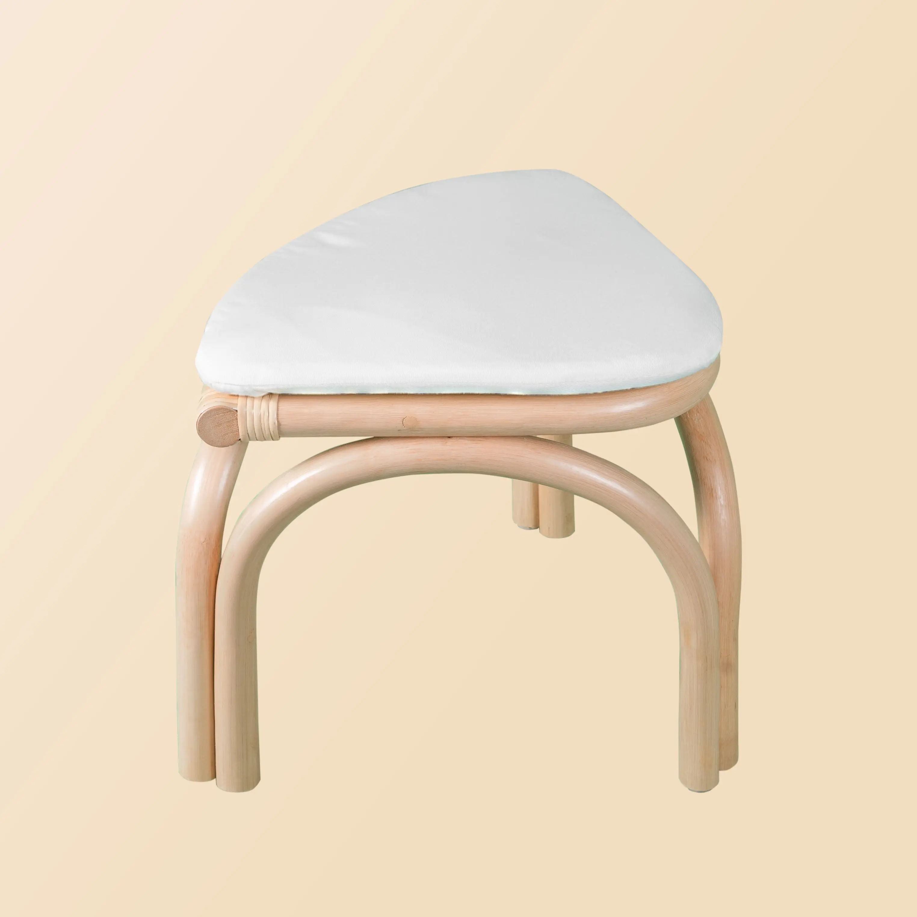Aulia Kids Rattan Stool - Natural