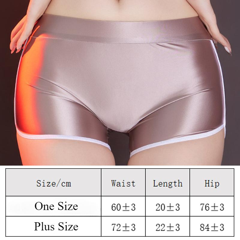 Quần Lót Satin Mượt Mà, Dành Cho Phụ Nữ, Phong Cách Yoga Và Thể Thao, Quần Đùi Boxer Thể Thao Gợi Cảm, Đồ Lót Và Đồ Lót 1