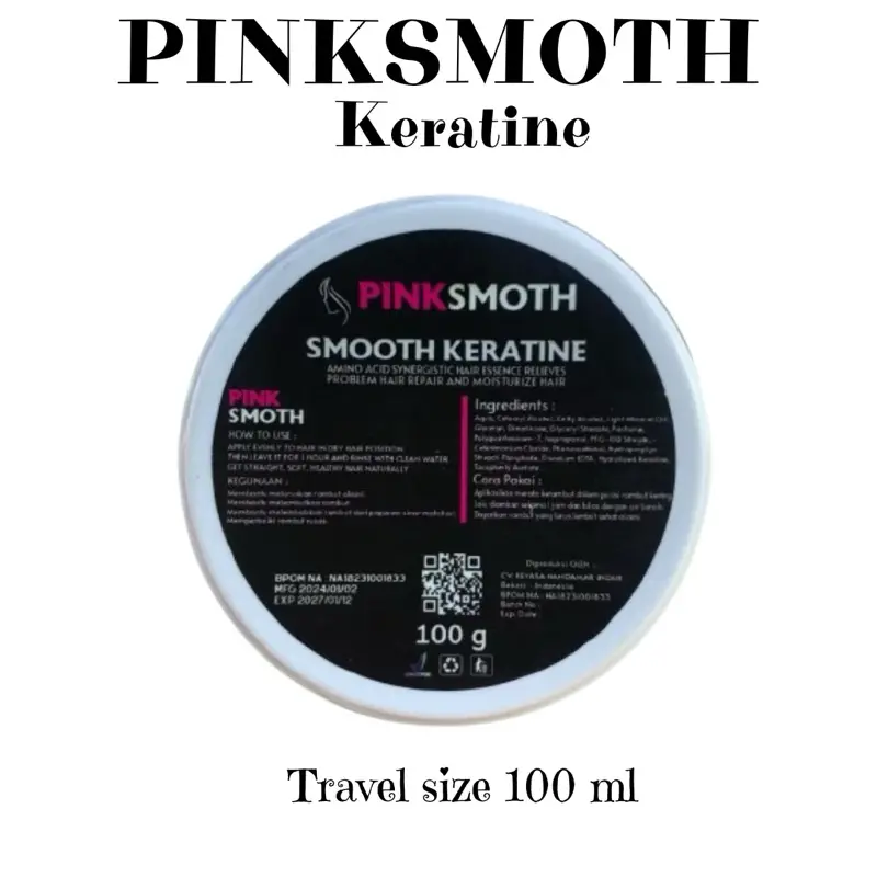 [ISI 2 PCS] PELURUS RAMBUT TANPA CATOK  KERATIN Pelurus Rambut Travel Size 100ML 2