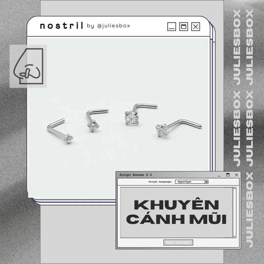 1 Chiếc] Khuyên Mũi Nostril Chân L Đá Trắng Thép Y Tế Không Gỉ Sét Không Ngứa Khuyên JuliesBox 66