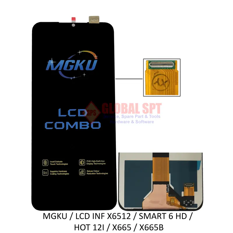 LCD TOUCHSCREEN KOMPATIBEL UNTUK INFINIX X6512 / SMART 6 HD / HOT 12I / X665 / X665B 3