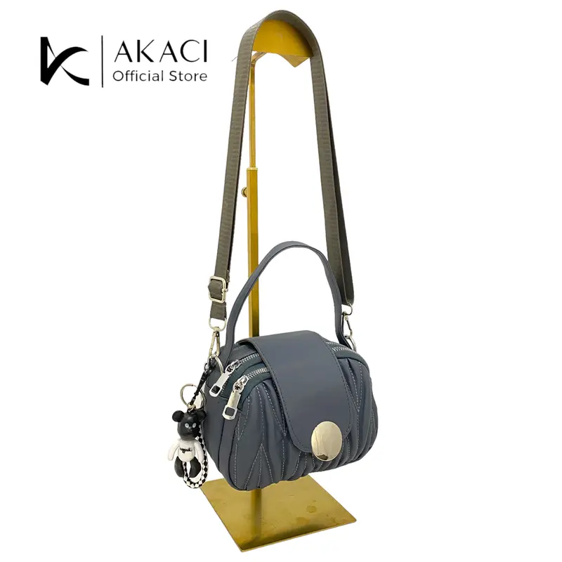 Tas selempang dan bahu Akaci EMBUL Tas Wanita Kekinian 09-8197 Bahan Nilon 3 ruang slingbag kekinian style cewek lucu unik murah Terbaru 1