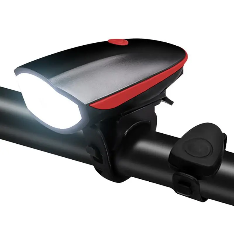 Bicycle Light With Horn, USB Rechargeable Bicycle Light, Bike Front Light, Bicycle Accessories