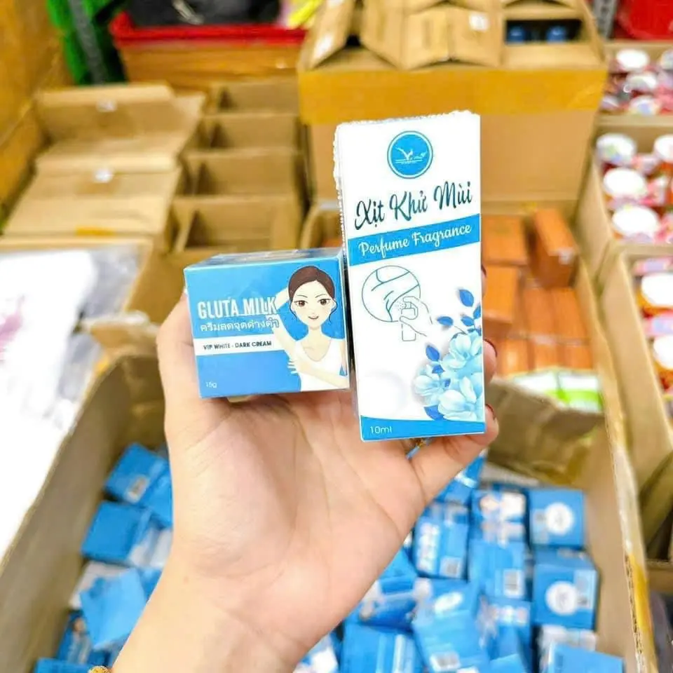 Kem Dưỡng Nách Gluta MilK mẫu mới 15g