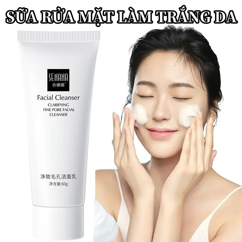 Sữa Rữa Mặt Cấp Ẩm Trắng Lấy Sạch Bụi Bẩn Giúp Da Trắng Trẻ Hóa, Kiểm Soát Dầu A299 1
