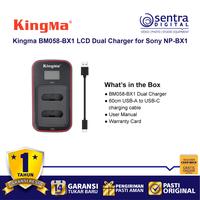 Gambar Kingma BM058-BX1 LCD Dual Charger for Sony NP-BX1 Battery ZV-1 , ZV-1F dari Sentra Digital Kota Surabaya 5 Tokopedia