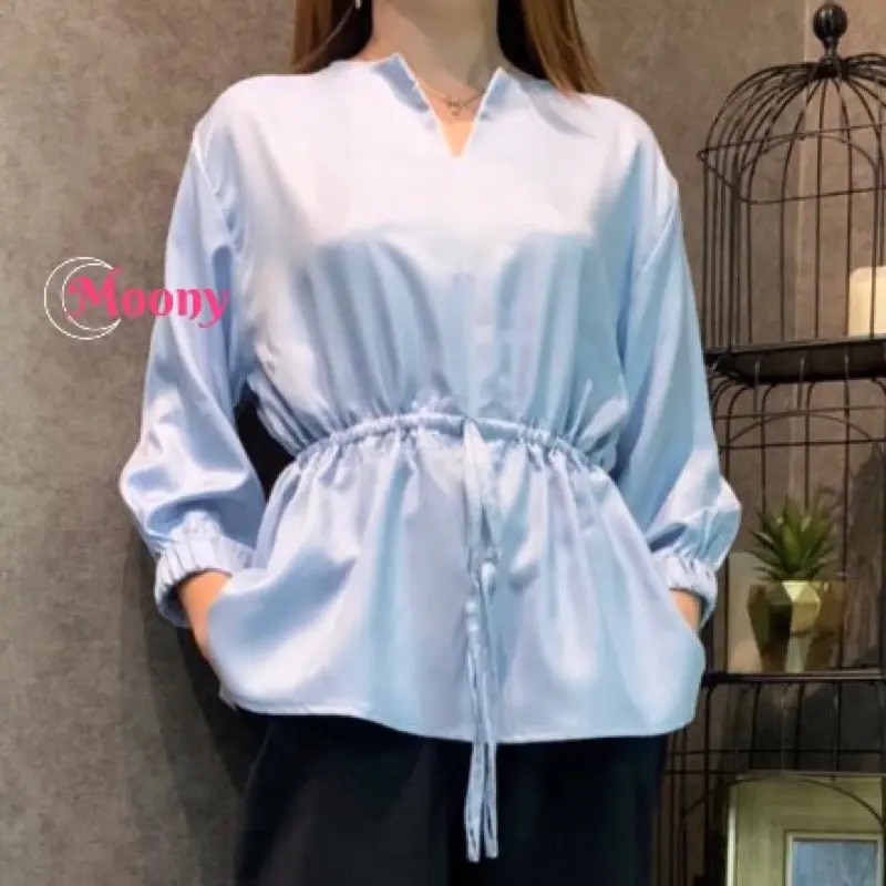 BRIEL TOP SERUT Atasan Wanita Twill 5