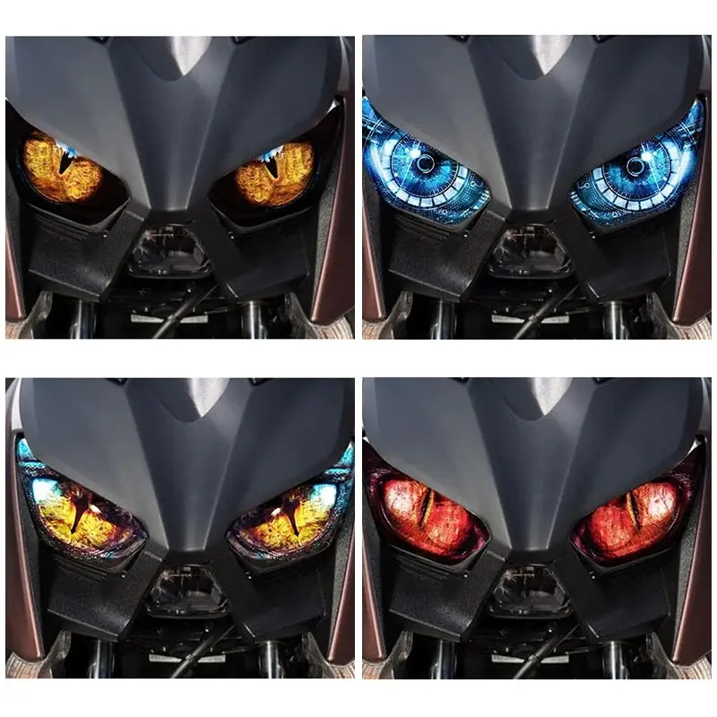 Fit For YAMAHA XMAX300 XMAX250 2017 2018 2019 Motorcycle Accessories Headlight Protector Sticker Decal XMAX  X MAX 300 250 17 18