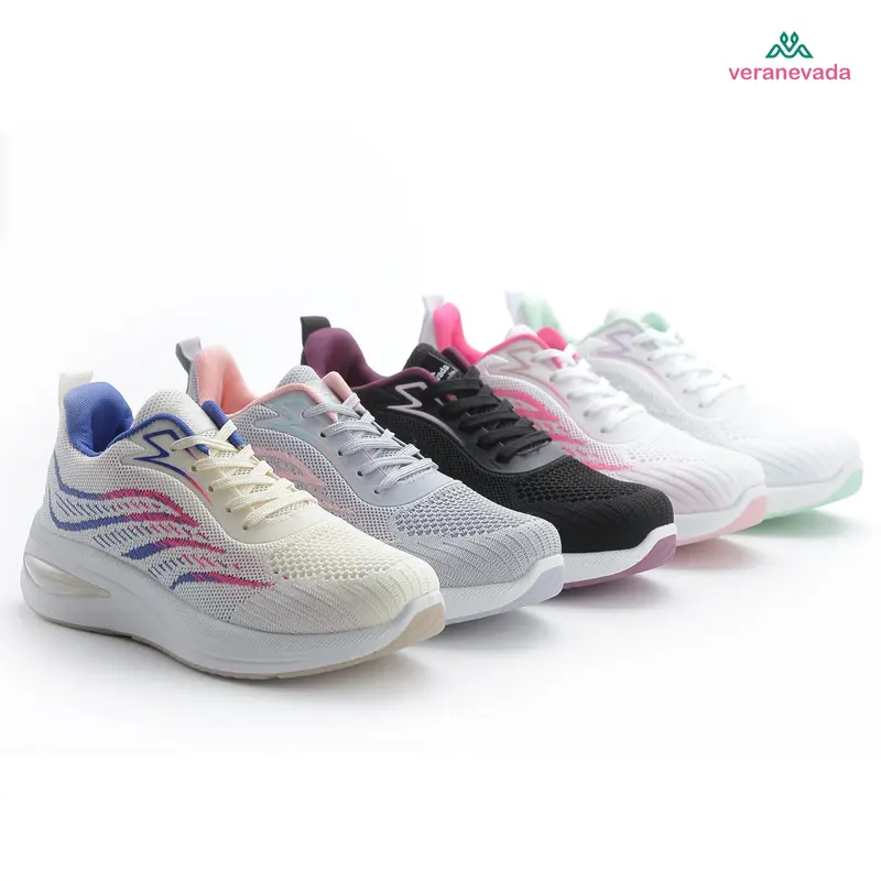 VN Sepatu Clei Sneakers Wanita Sport Shoes Casual Olahraga Cewek Running  A69 KHAKI 36