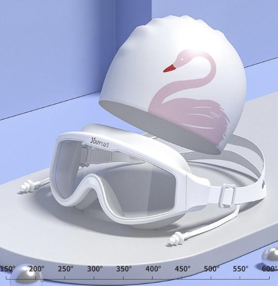 Combo Kính Bơi Người Lớn Kèm Mũ Bơi, Nút Bịt Tai hiệu YOUYOU chống sặc nước, chống sương mù - Mirilik Unisex Phụ Kiện Silicon Phụ Kiện Silicon