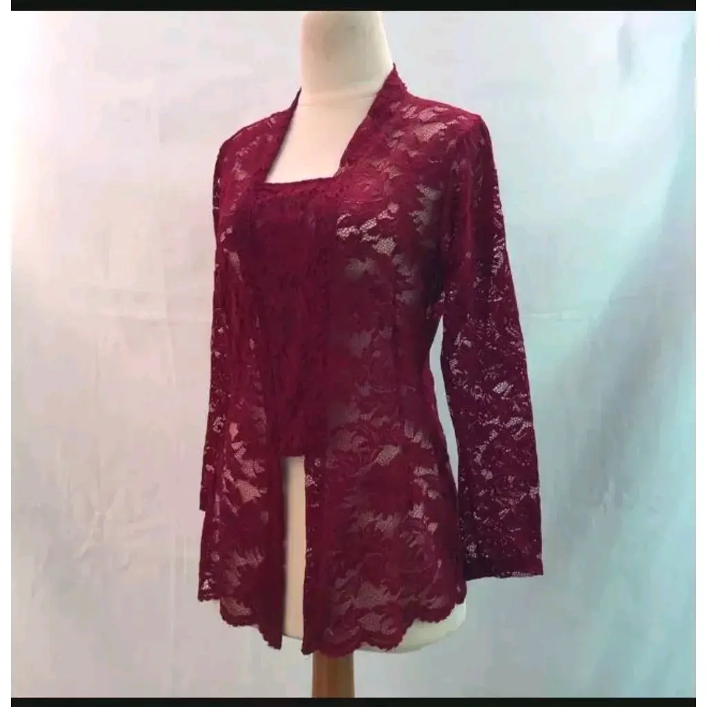Kebaya Shofia bed lengan panjang kutubaru // Kebaya modern model terbaru// kebaya kartini // kebaya bali atasan