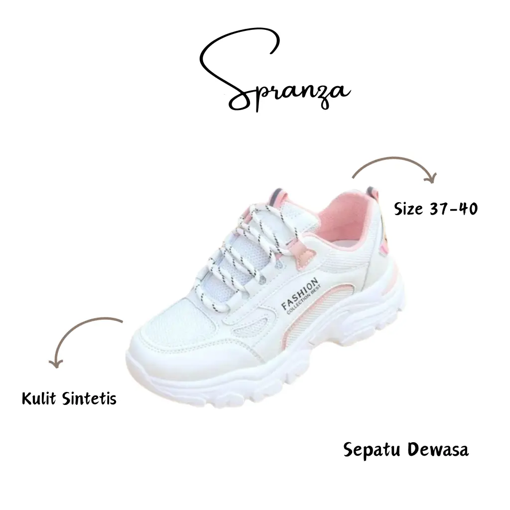 TERMURAH sepatu wanita keinian - sneakers korea Casual Shoes Sport Spranza
