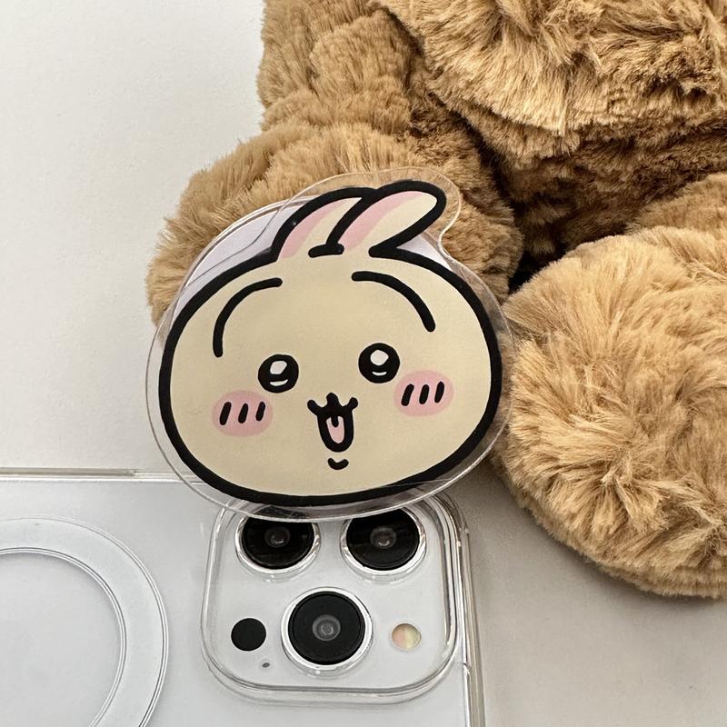 Product Introduction of Japanese Cartoon Chiikawa Magnetic Suction Bracket Cute Giikawa Lazy Bracket opposite Sex Epoxy Airbag Bracket 22