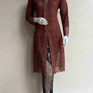 Set tunik kartini baju+rok/kebaya wisuda/kebaya moderen Katun Katun Kebaya Mewah