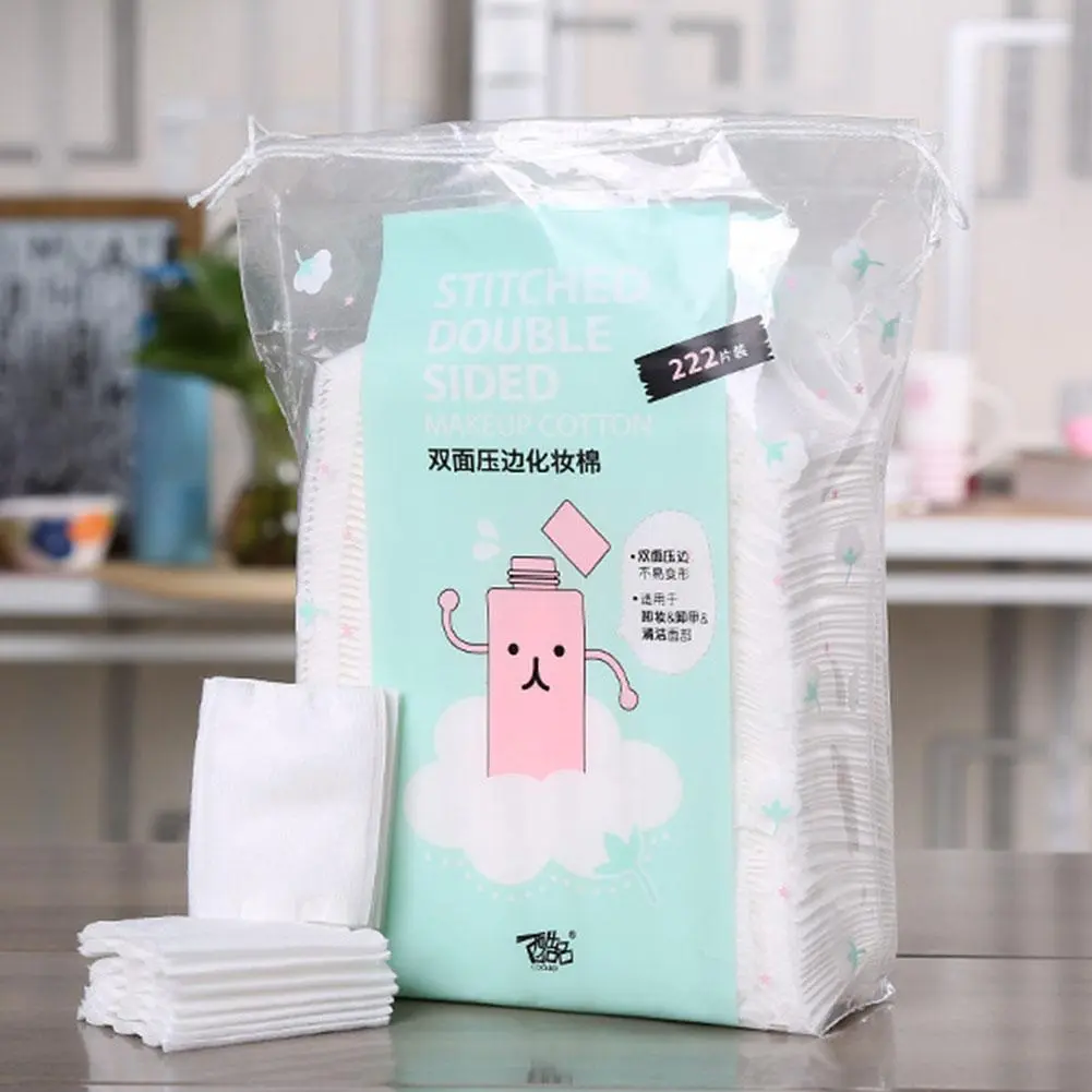 Disposable Cotton Pad Cosmetic Makeup Remover 50/100/222 PCS Cotton Pads Face Cleansing