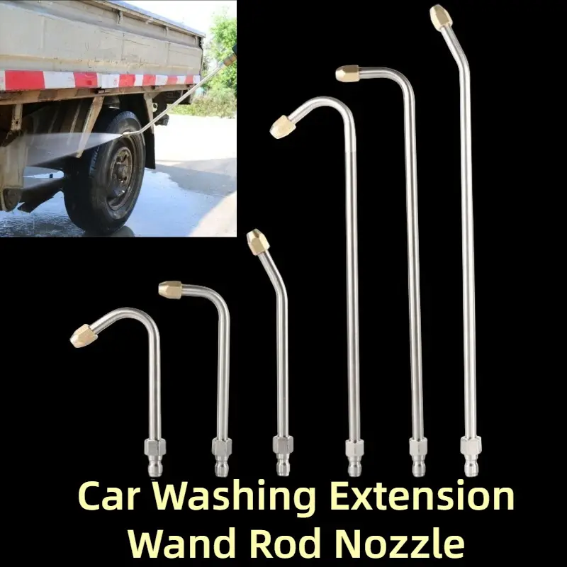 Car Washing Extension Wand Rod Nozzle/ Quick Release Jet Cleaner / 90 Derajat Nosel Siku Berbentuk / Gun Jet Cleaner High Pressure
