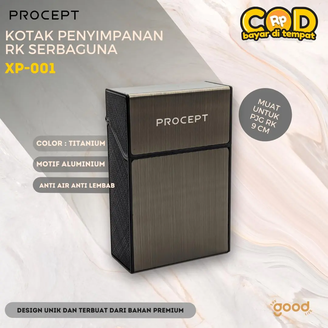 Kotak Aluminium Penyimpanan Serbaguna Anti Lembab Basah ProCept XP001 - 20 Slot