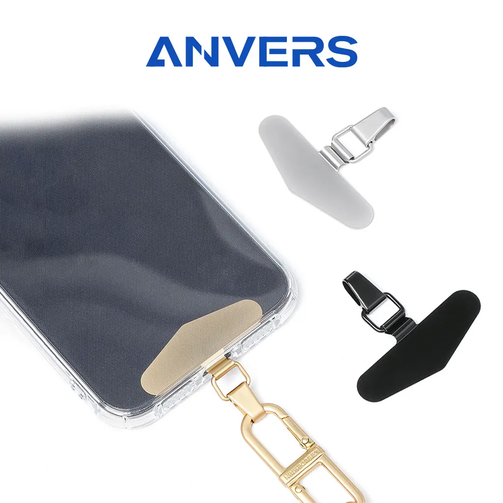 Anvers Metal Phone Lanyard Pads with Metal Rings - Universal Phone Strap
