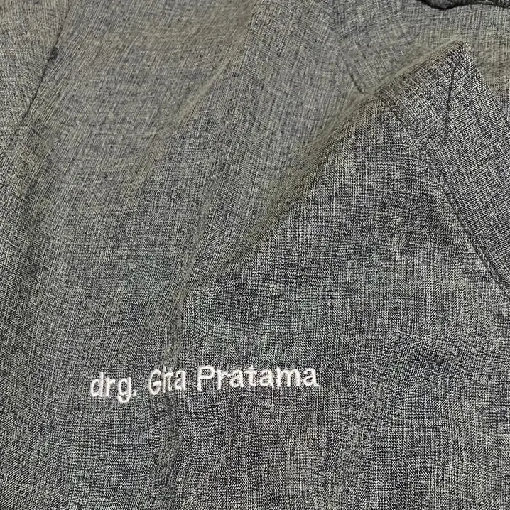 BORDIR NAMA/BORDIR NAMA ALLOSCRUB/Baju jaga dokter/perawat/scrub