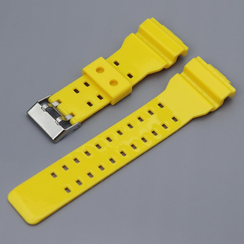 Dây Đeo Đồng Hồ Silicon, Cho GA110, GA200, GA400, GA300, GD110, GA700, G8900, GLS100, GD100, GLS8900, Vòng Đeo Tay, Vòng Đeo Tay Voi Phụ Kiện Móc Khoá Caro 8